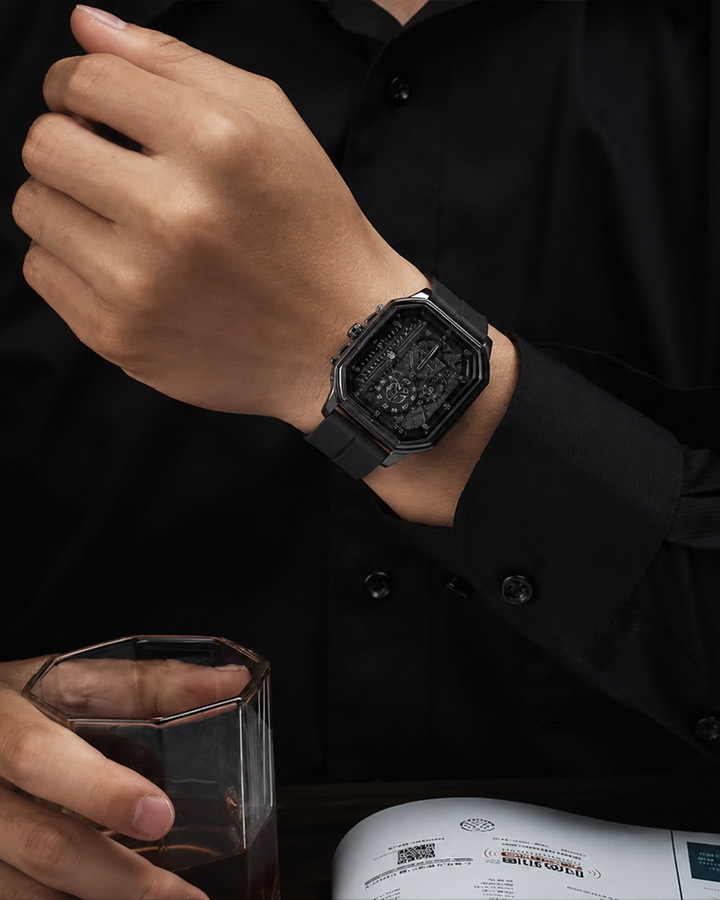 ساعت HUBLOT طرح سه موتوره کد 6557
