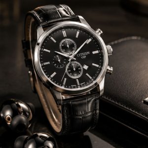 ساعت مردانه cttizen vip دور نقره ای کد6553