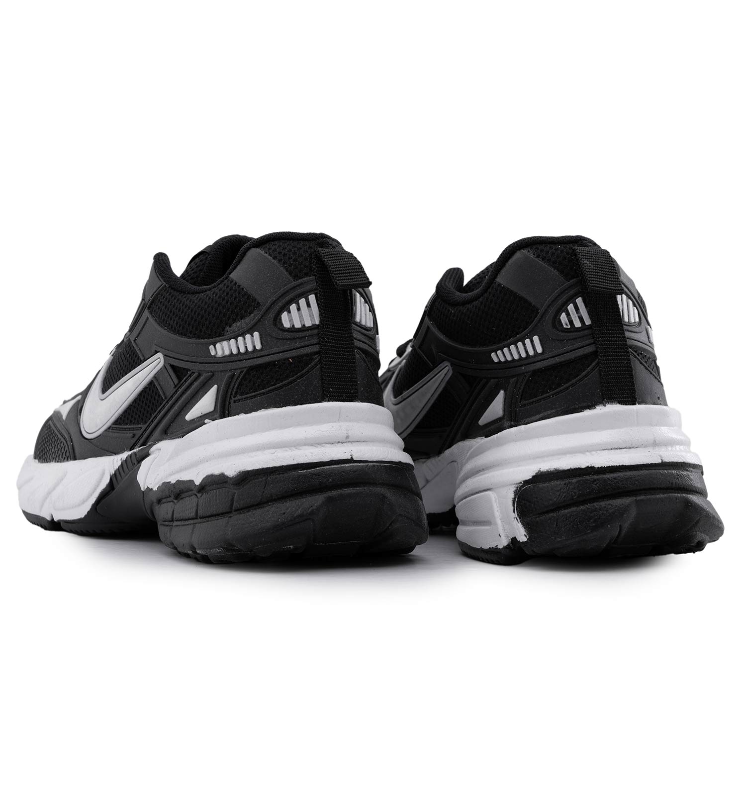 کفش مردانه اسپرت چرم مصنوعی مشکی Nike مدل 50713