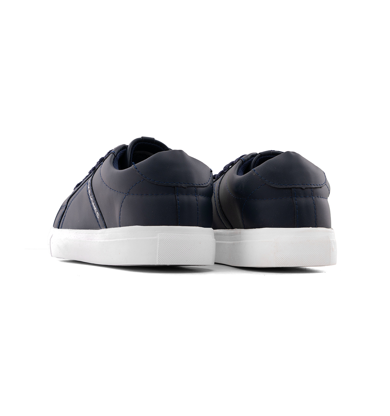 کفش مردانه روزمره چرم مصنوعی سرمه ای سفید Jack & Jones مدل 50737