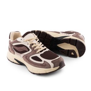 کفش مردانه اسپرت اشبالت قهوه ای Saucony مدل 50786
