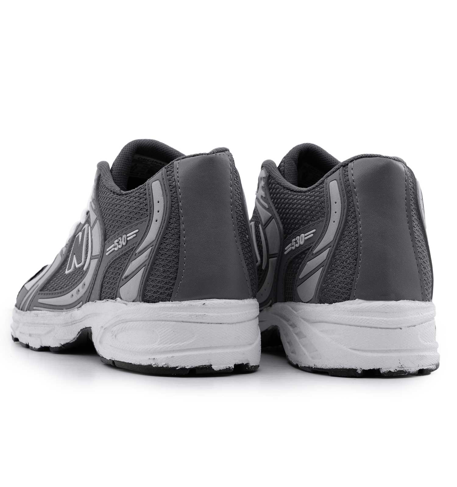 کفش مردانه اسپرت چرم مصنوعی طوسی New Balance مدل 50716