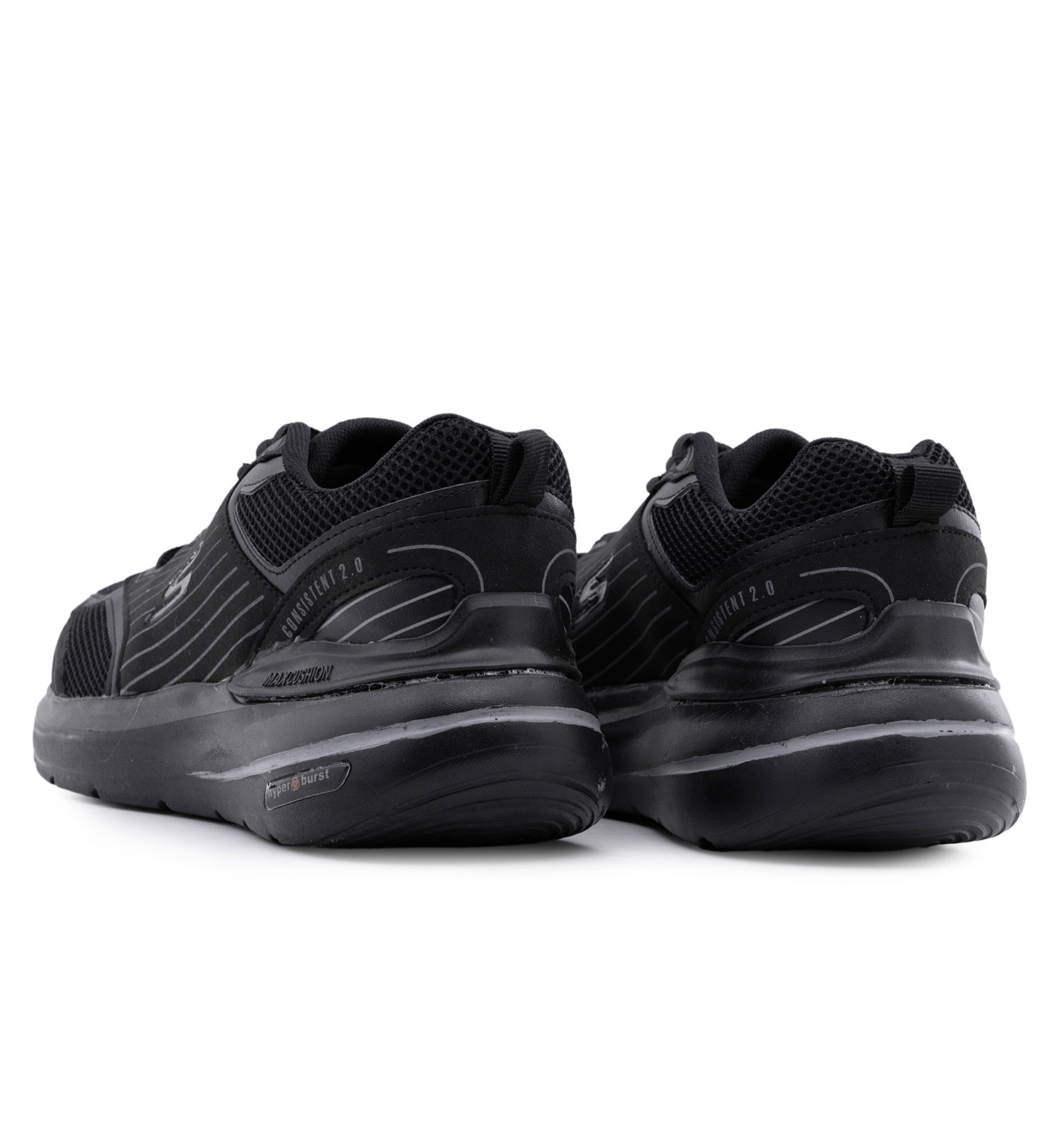 کفش مردانه اسپرت اسپیسر مشکی طوسی Skechers مدل 50744