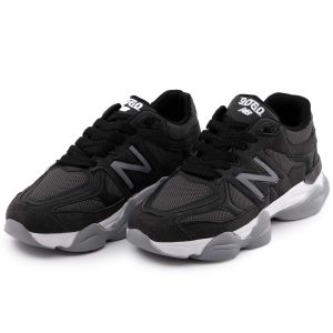 کفش مردانه اسپرت چرم مصنوعی مشکی New Balance مدل 50773