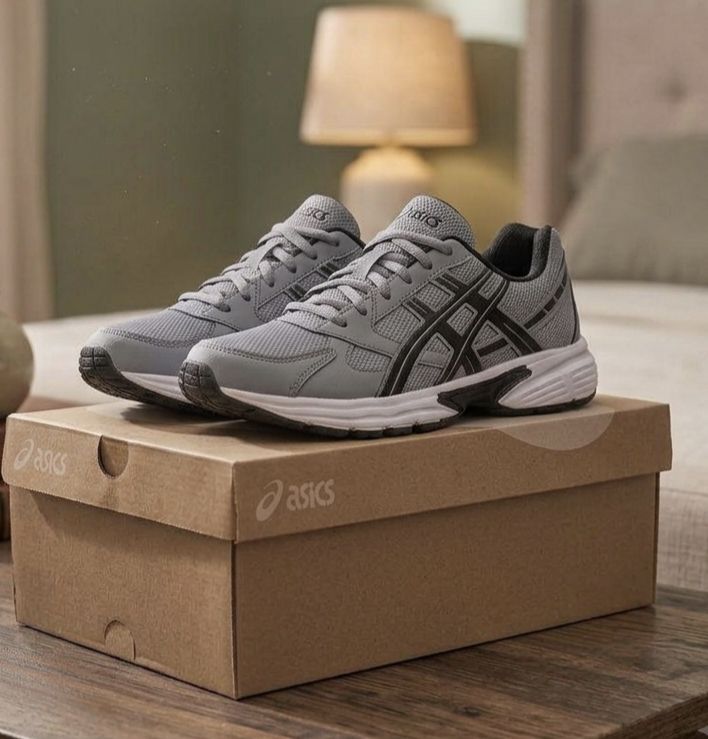 کفش ورزشی Asics مردانه مدل Arian طوسی