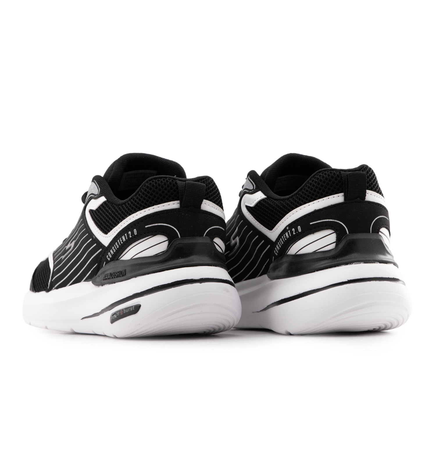 کفش مردانه اسپرت اسپیسر مشکی سفید Skechers مدل 50743
