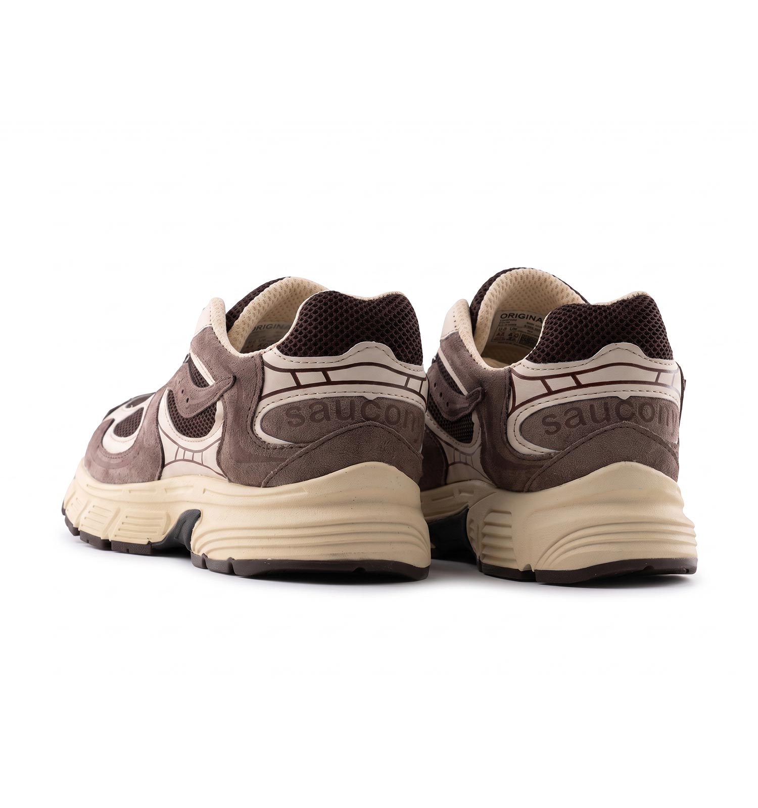 کفش مردانه اسپرت اشبالت قهوه ای Saucony مدل 50786