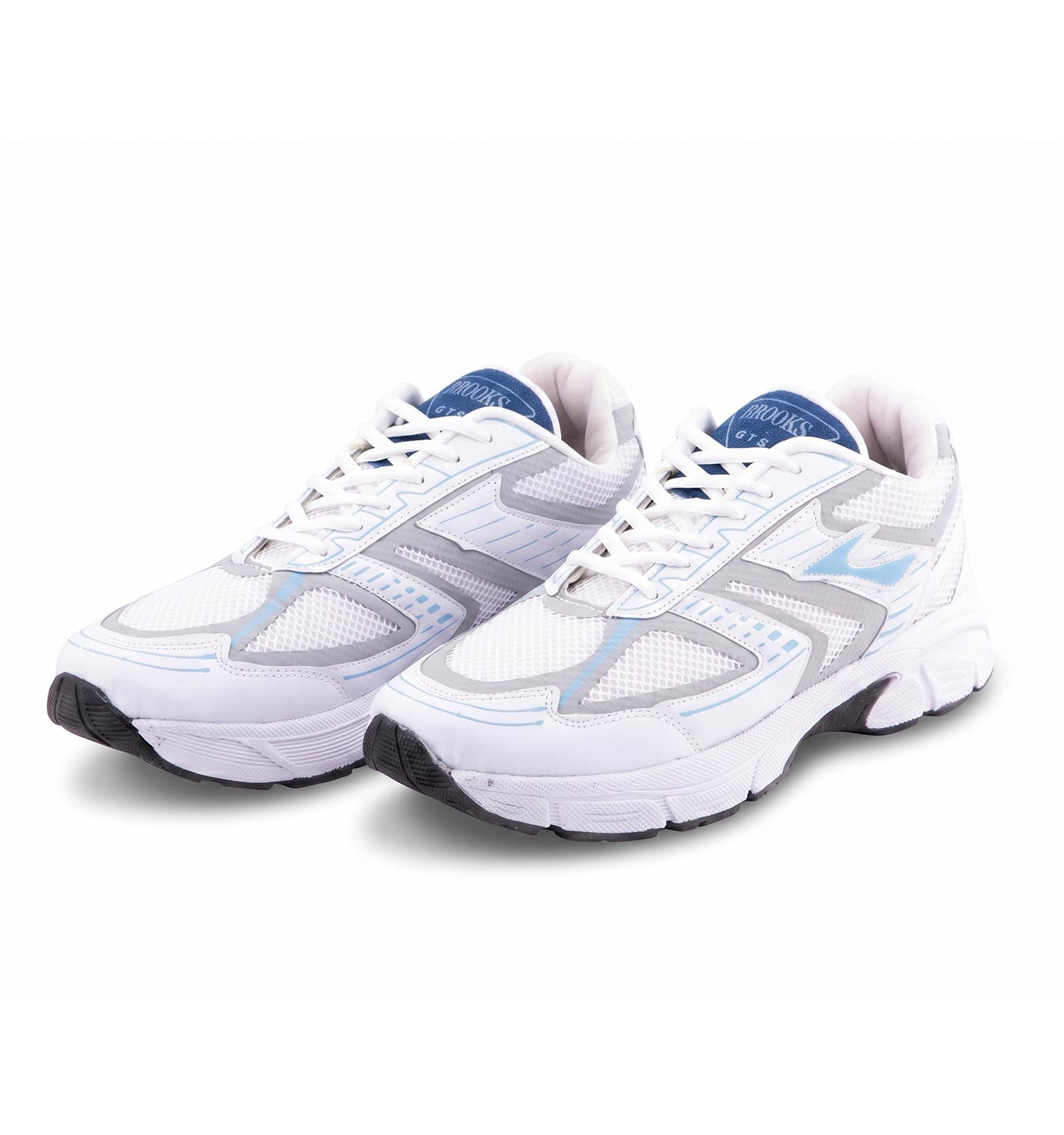 کفش مردانه اسپرت اسپیسر سفید آبی Brooks مدل 50733