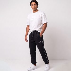 شلوار مردانه نیم بگ ساده بنگال مشکی Nike مدل 50764