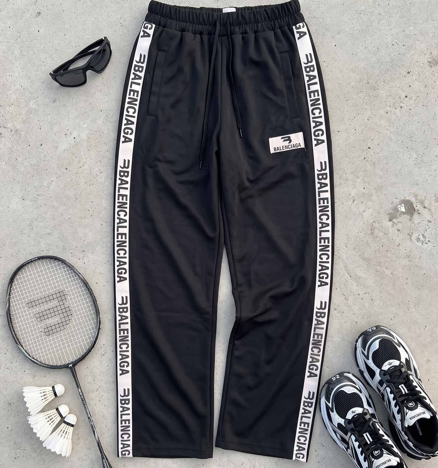 شلوار مردانه جاگر ساده بنگال مشکی Balenciaga مدل 50797