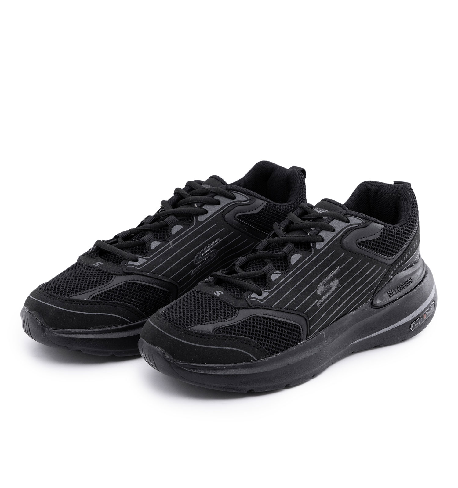 کفش مردانه اسپرت اسپیسر مشکی طوسی Skechers مدل 50744