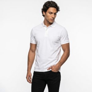 پولوشرت مردانه نرمال ساده جودون پنبه سفید Polo مدل 50600