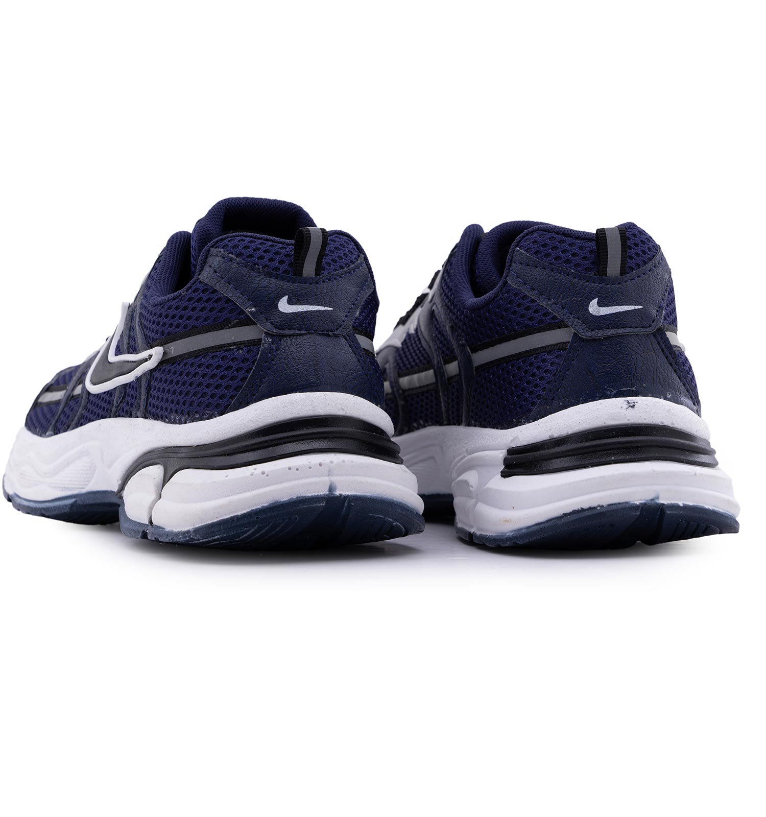 کفش مردانه اسپرت چرم مصنوعی سرمه ای Nike مدل 50725
