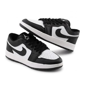 کفش مردانه روزمره چرم مصنوعی مشکی سفید Nike مدل 50685