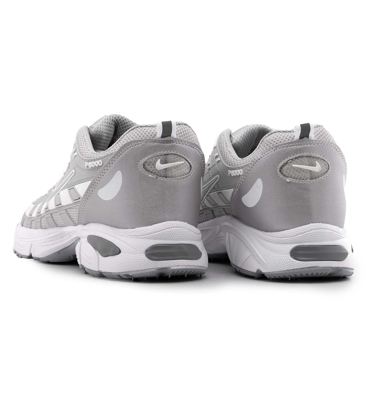 کفش مردانه اسپرت چرم مصنوعی طوسی سفید Nike مدل 50749