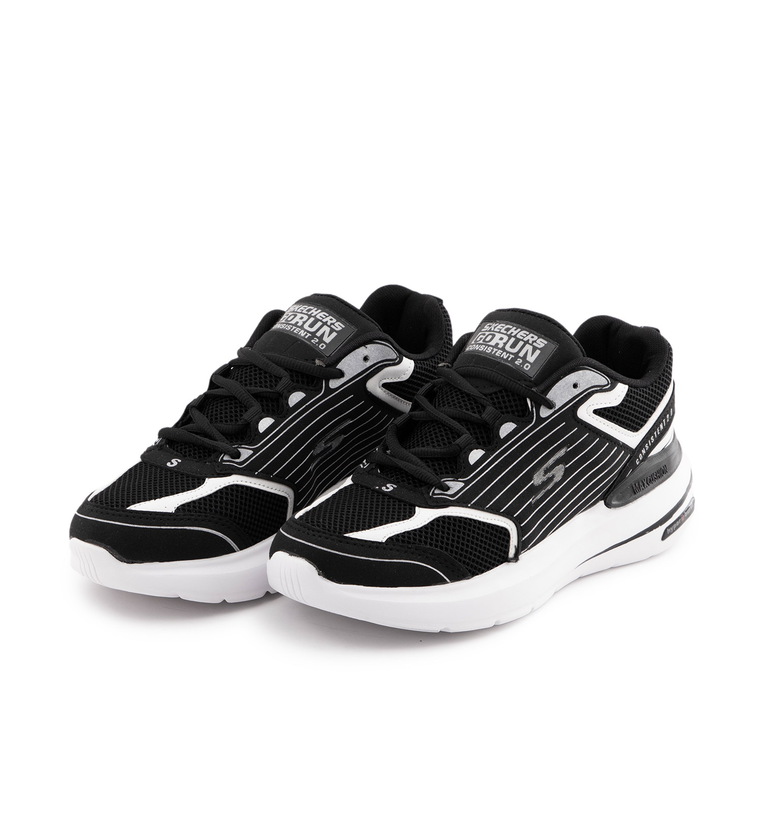 کفش مردانه اسپرت اسپیسر مشکی سفید Skechers مدل 50743