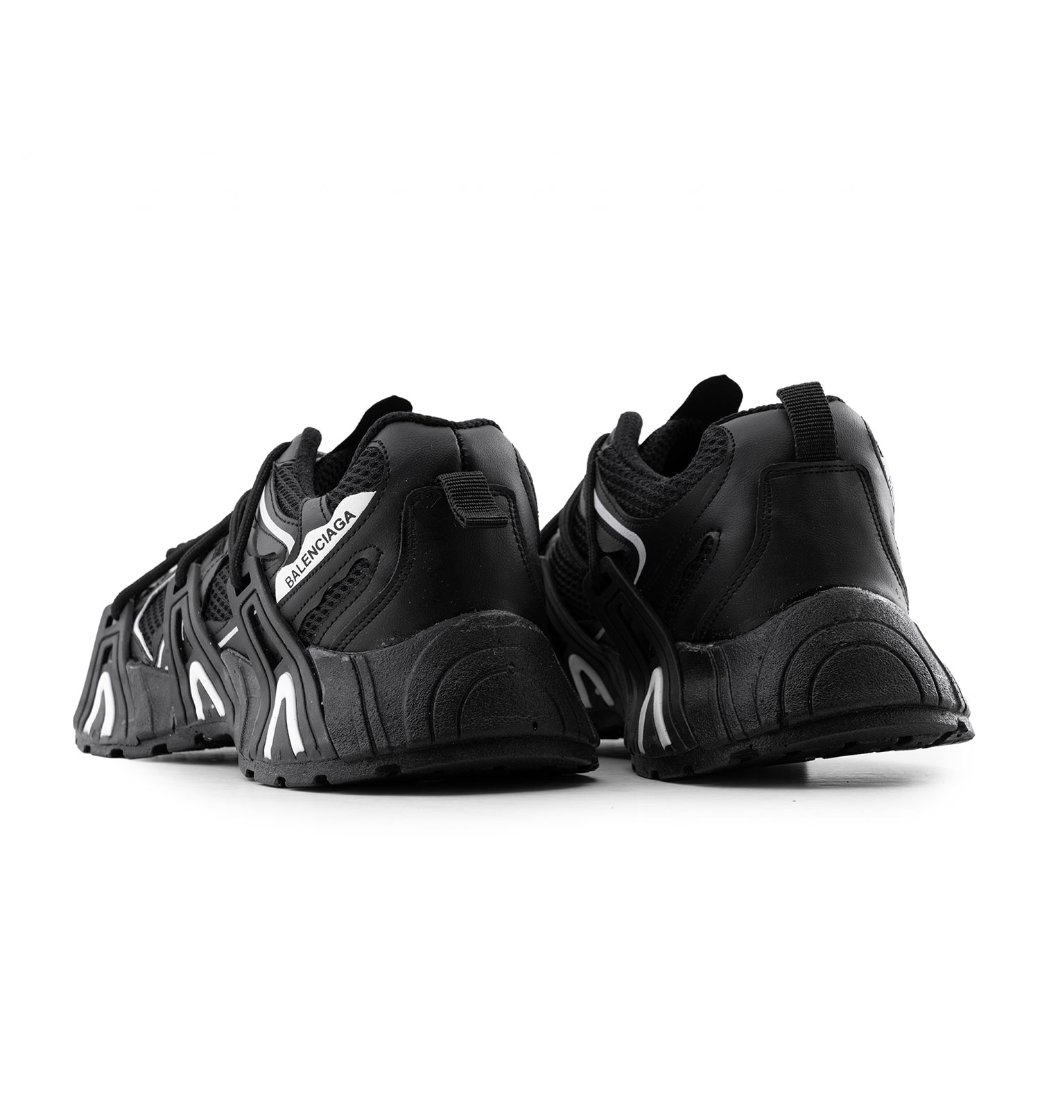 کفش مردانه اسپرت چرم مصنوعی مشکی Balenciaga مدل 50704