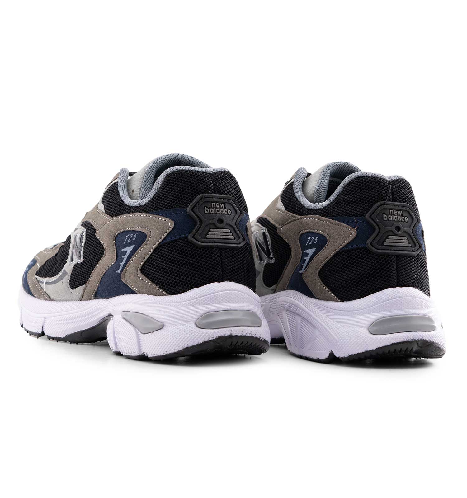 کفش مردانه اسپرت چرم مصنوعی سرمه ای سفید New Balance مدل 50681