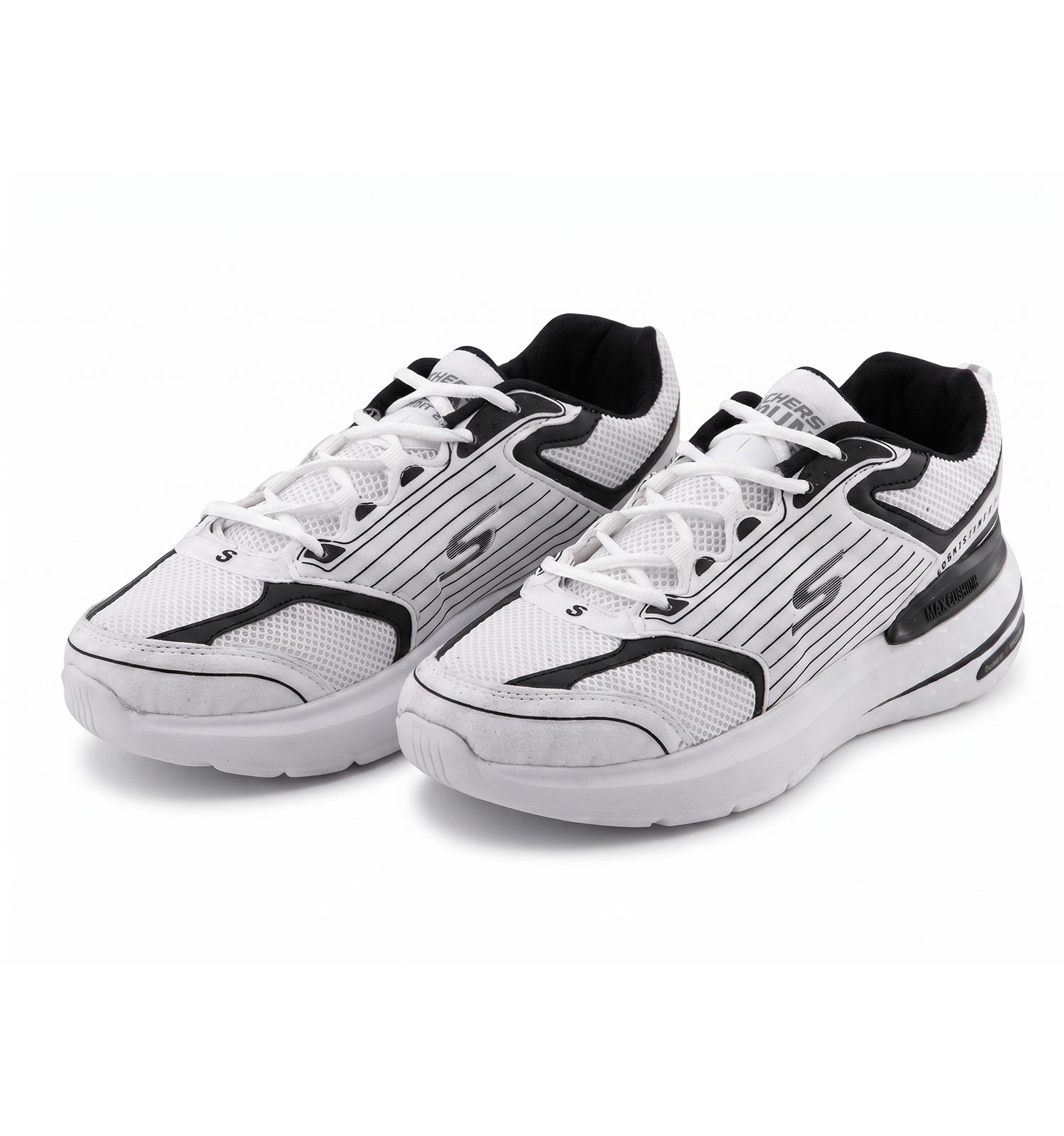 کفش مردانه اسپرت اسپیسر سفید مشکی Skechers مدل 50742