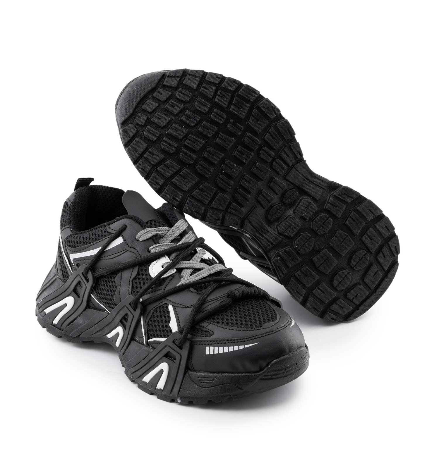 کفش مردانه اسپرت چرم مصنوعی مشکی Balenciaga مدل 50704