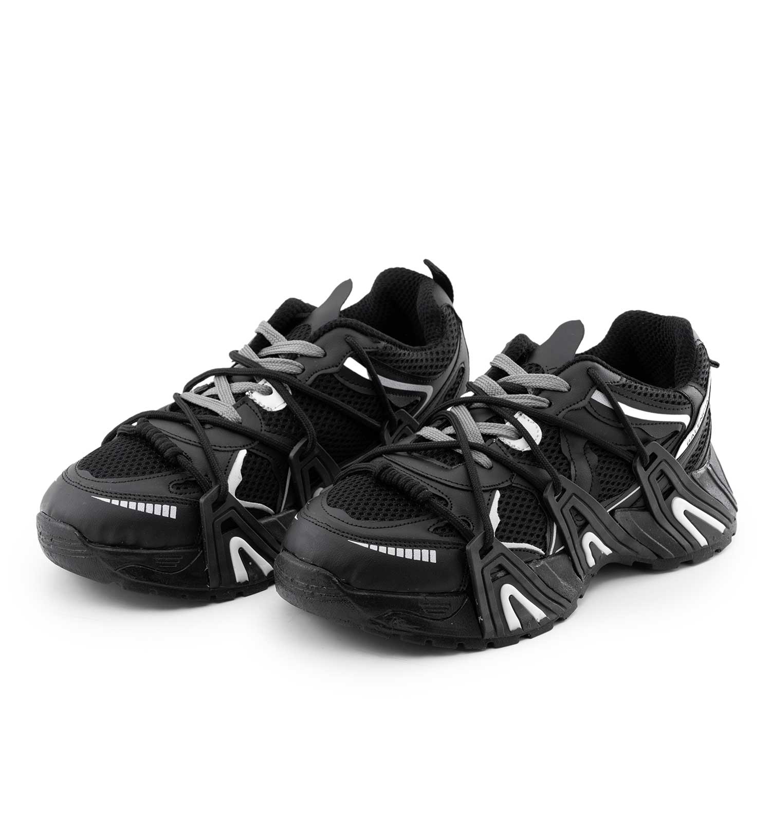 کفش مردانه اسپرت چرم مصنوعی مشکی Balenciaga مدل 50704