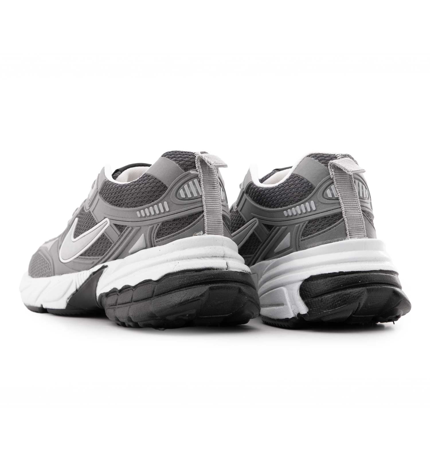 کفش مردانه اسپرت چرم مصنوعی طوسی Nike مدل 50711