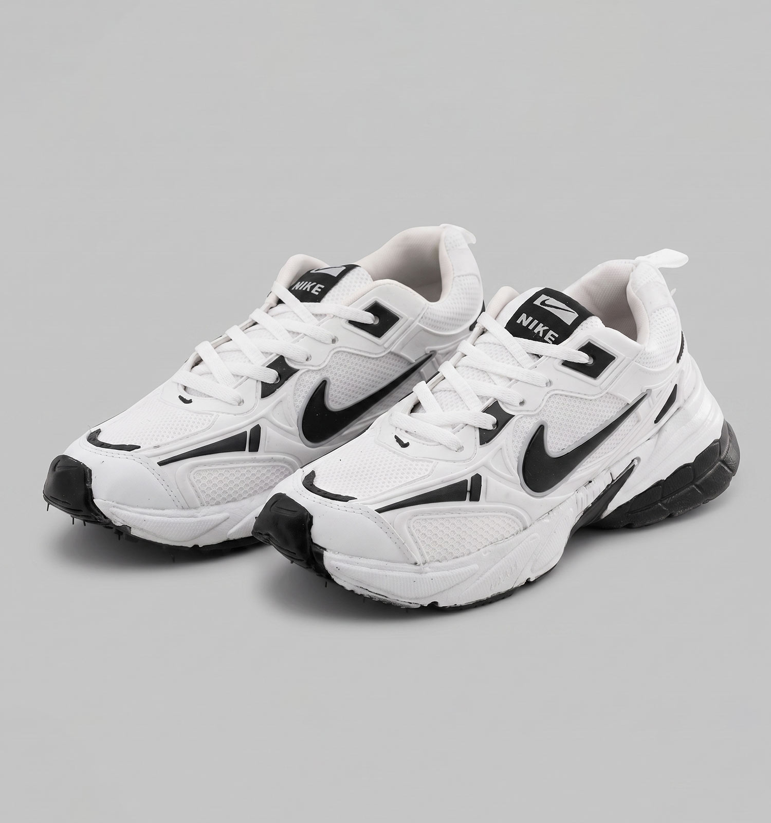 کفش مردانه اسپرت چرم مصنوعی سفید Nike مدل 50712