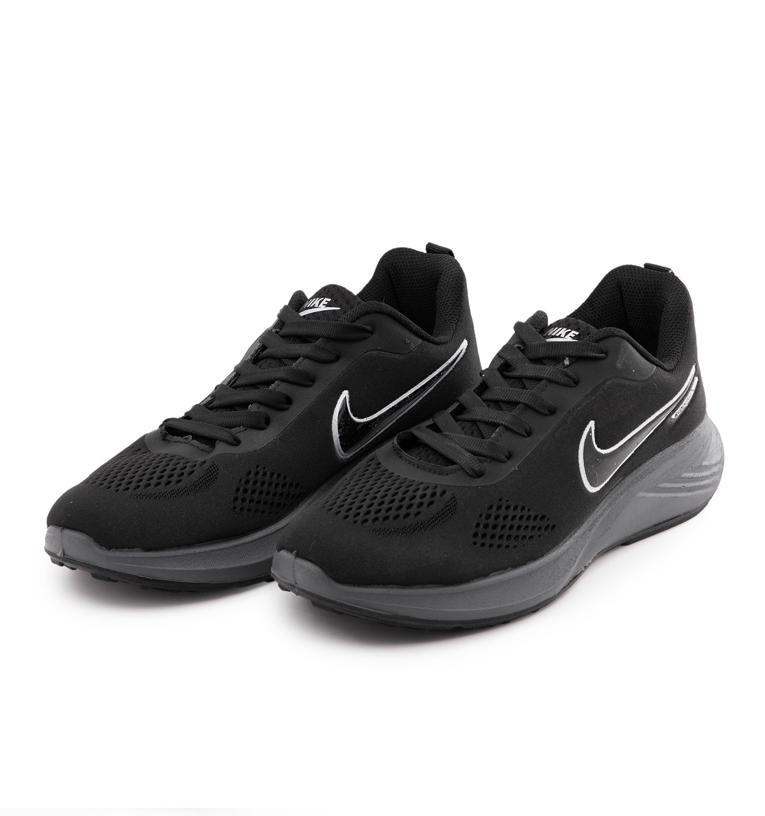 کفش مردانه اسپرت اسپیسر مشکی طوسی Nike مدل 50750