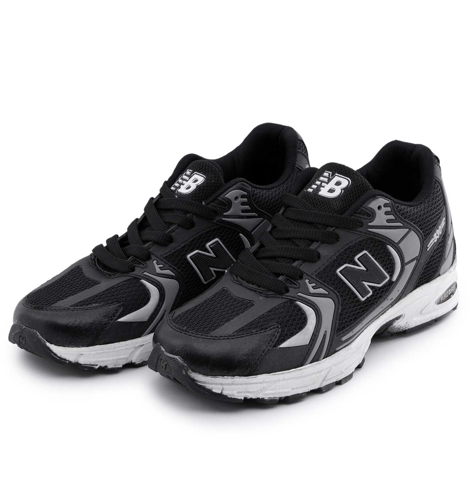 کفش مردانه اسپرت چرم مصنوعی مشکی New Balance مدل 50717