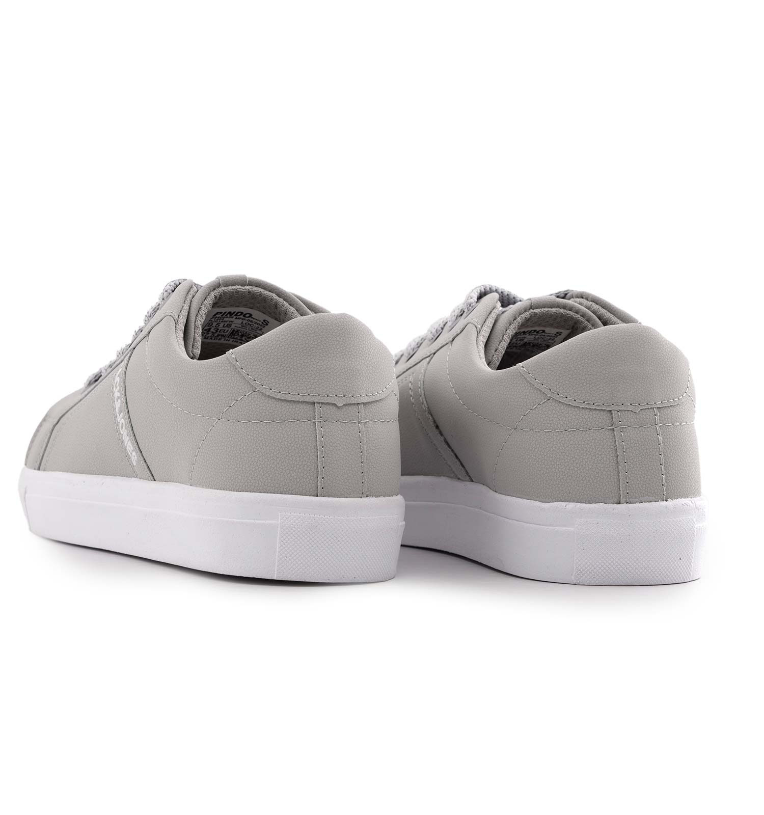 کفش مردانه روزمره چرم مصنوعی طوسی سفید Jack & Jones مدل 50738