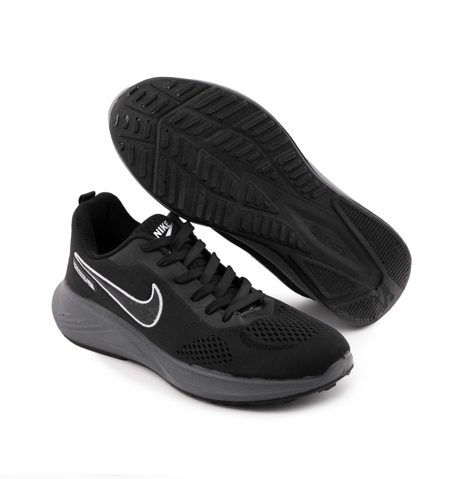 کفش مردانه اسپرت اسپیسر مشکی طوسی Nike مدل 50750