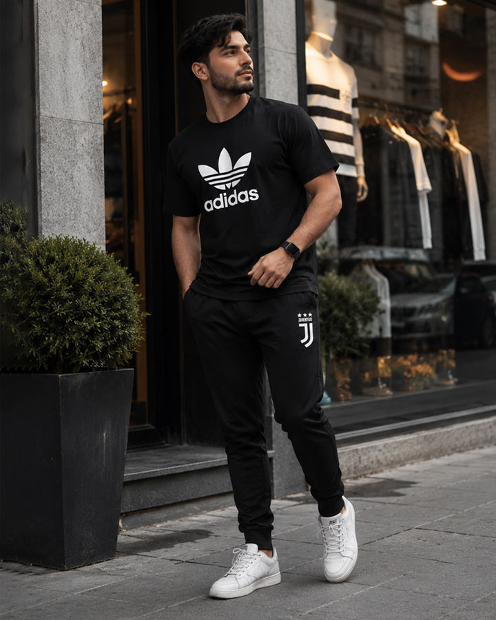 ست تیشرت شلوار مردانه مدل Adidas کد 6569