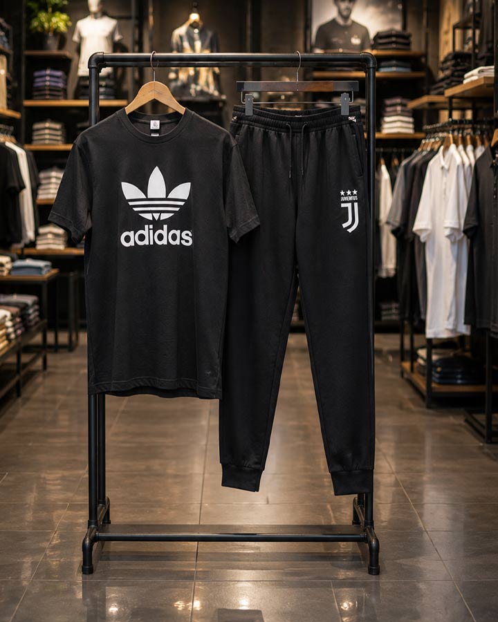 ست تیشرت شلوار مردانه مدل Adidas کد 6569