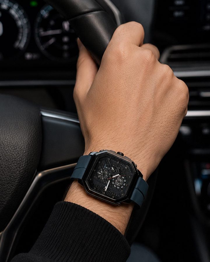 ساعت HUBLOT طرح سه موتوره کله غازی کد 6576