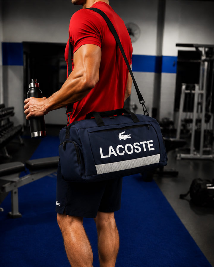 ساک ورزشی مدل LACOSTE سورمه ای کد6583