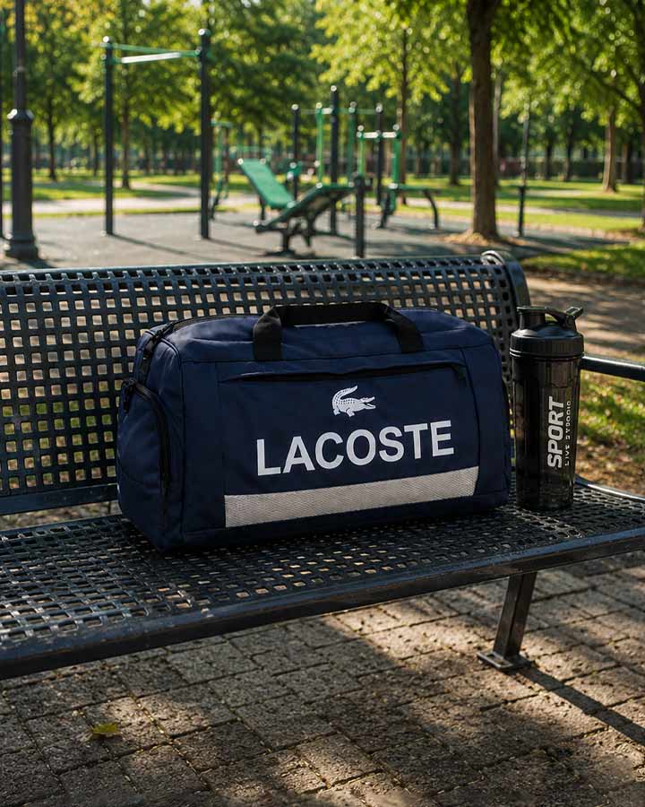 ساک ورزشی مدل LACOSTE سورمه ای کد6583