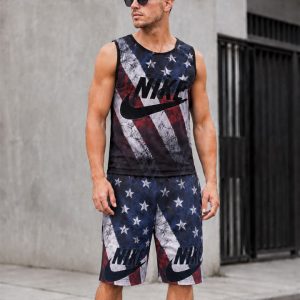 ست تاپ شلوارک nike مدل USA کد6592