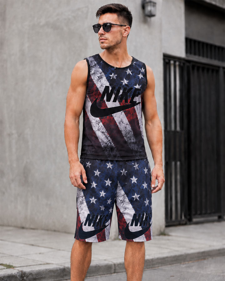 ست تاپ شلوارک nike مدل USA کد6592
