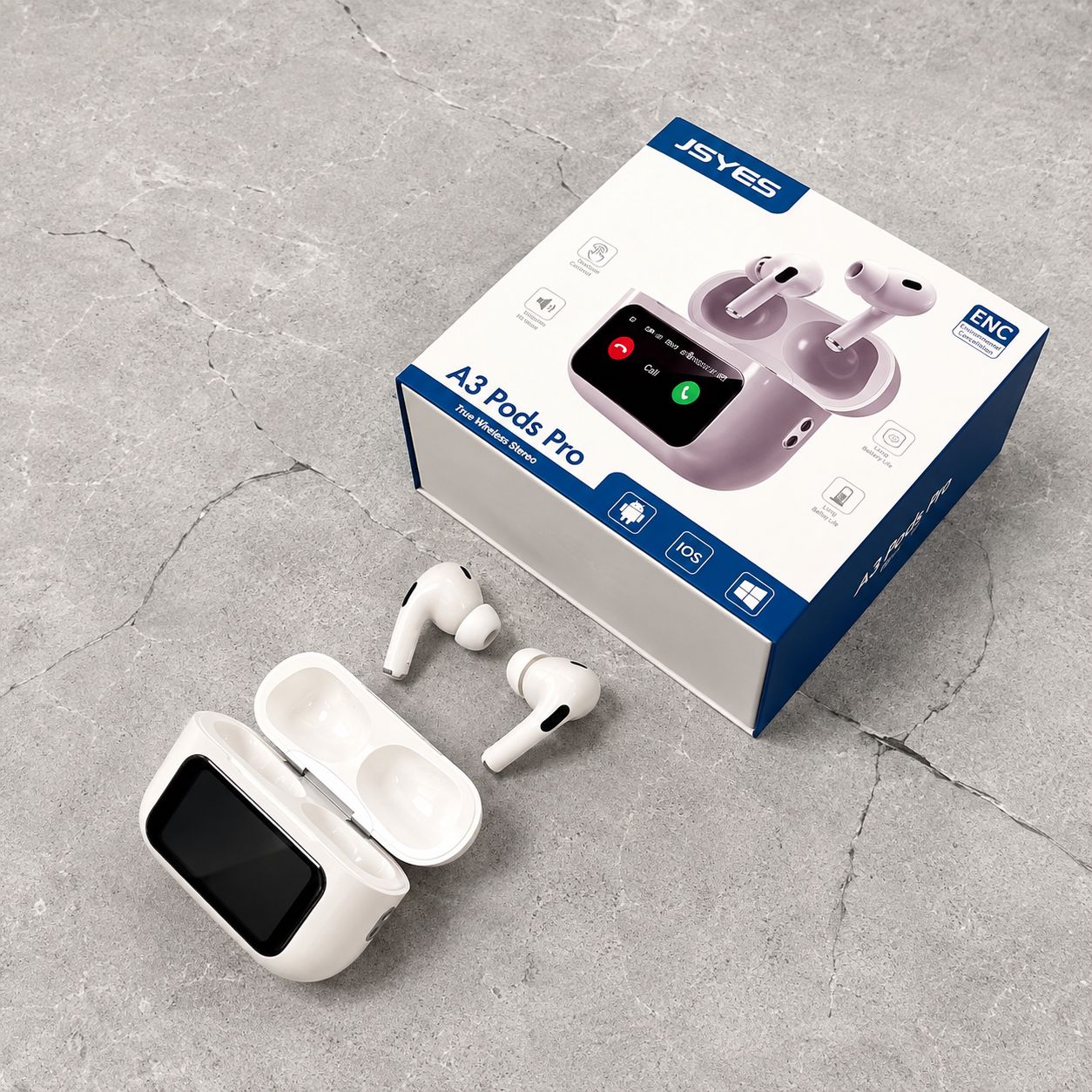 هندزفری نمایشگر دار JSYES A3Pods Pro