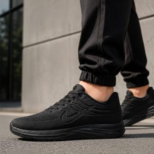 کفش مردانه مدل nike تمام مشکی کد 6596