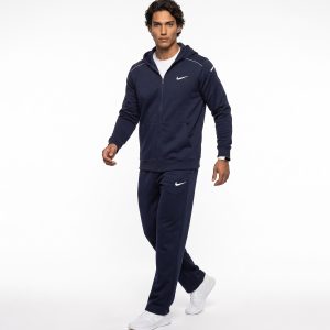 ست سویشرت شلوار مردانه نرمال طرحدار اسپان سرمه ای Nike مدل 51239