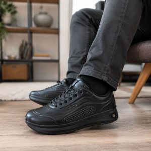 کفش روزمره مردانه بندی مدل اکو مشکی
