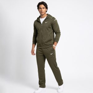 ست سویشرت شلوار مردانه نرمال طرحدار اسپان سبز Nike مدل 51238