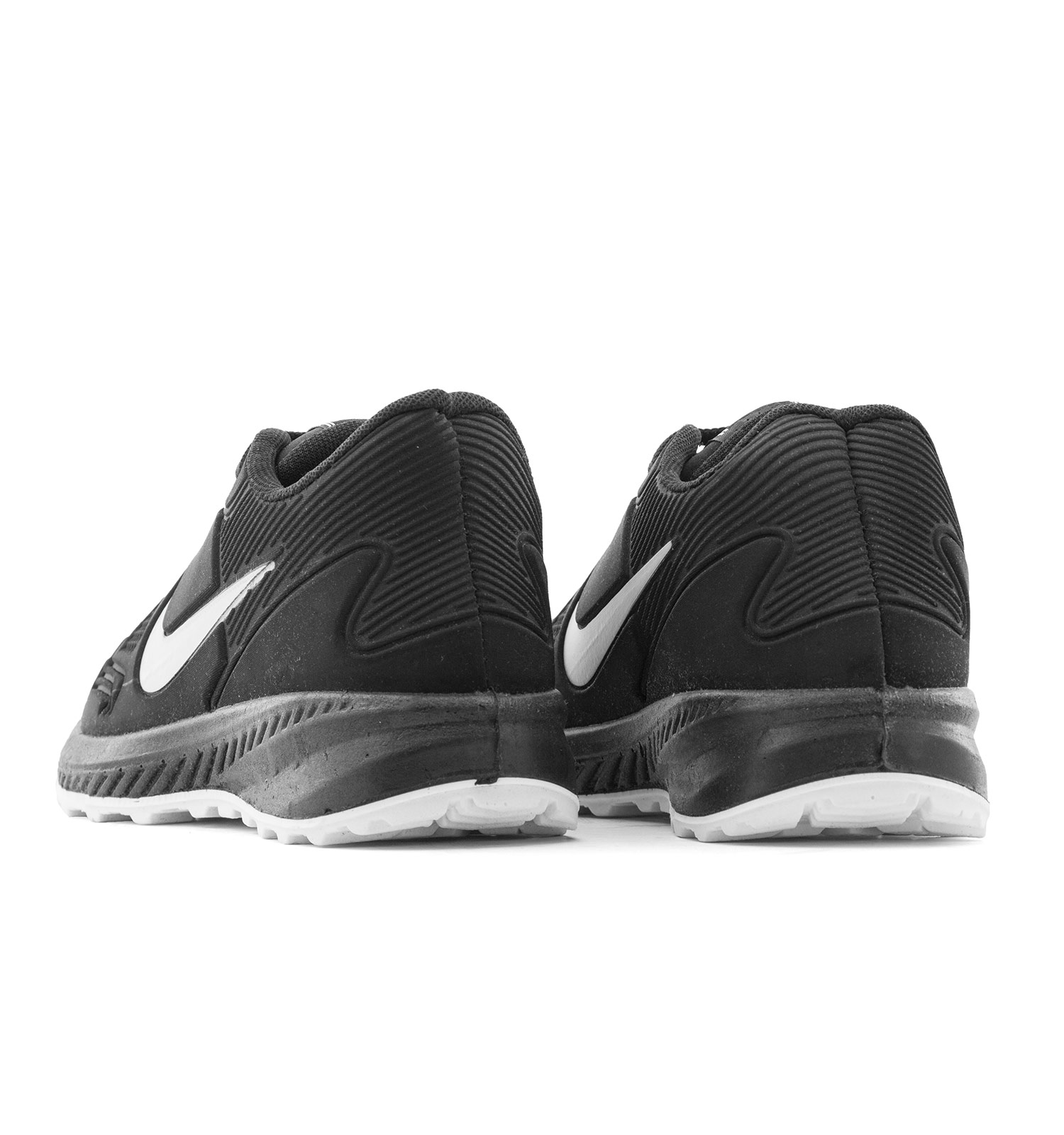 کفش مردانه اسپرت چرم مصنوعی مشکی Nike مدل 51268