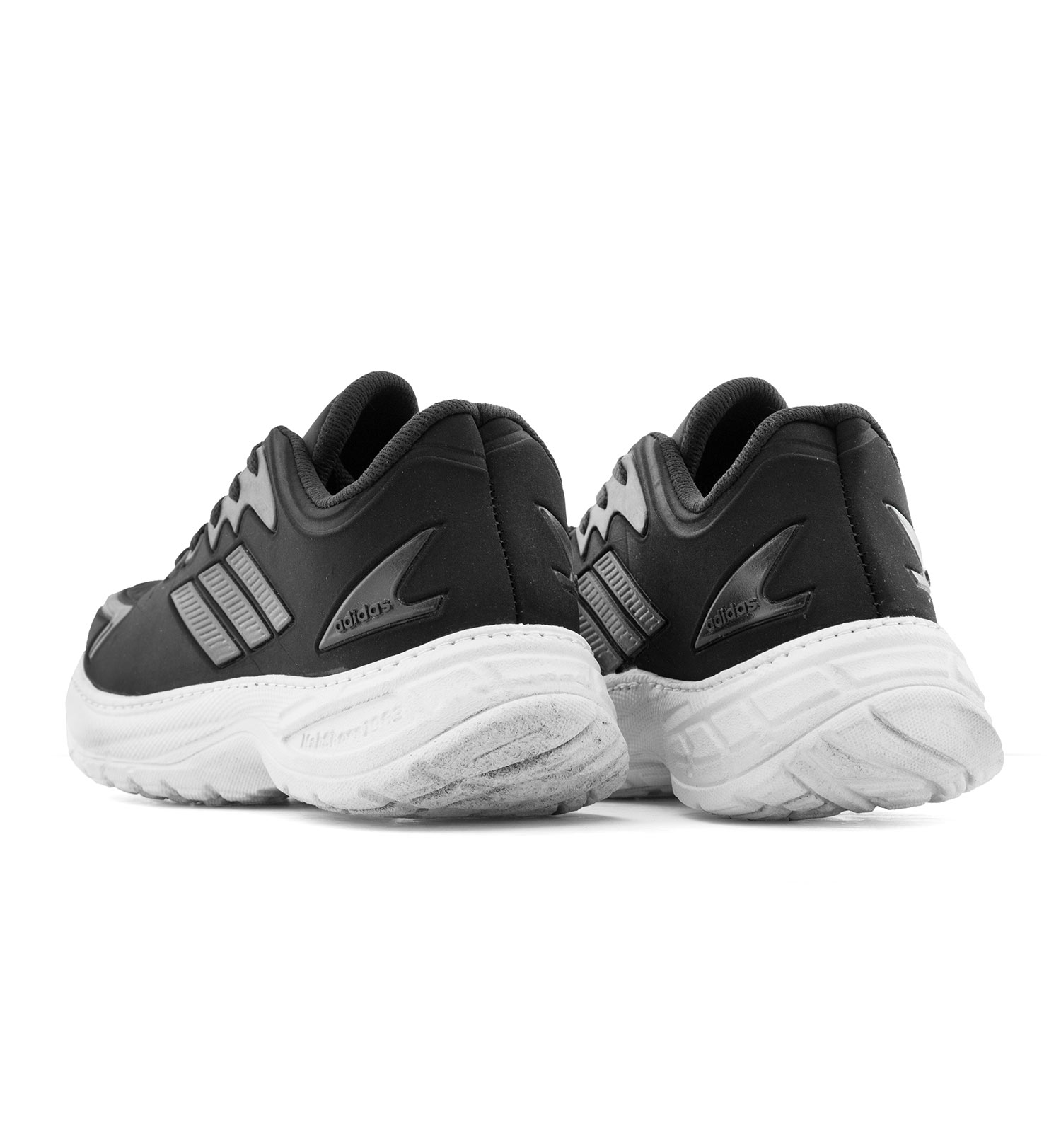 کفش مردانه اسپرت چرم مصنوعی مشکی Adidas مدل 51097