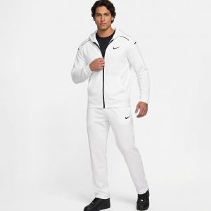 ست سویشرت شلوار مردانه نرمال طرحدار اسپان سفید Nike مدل 51240