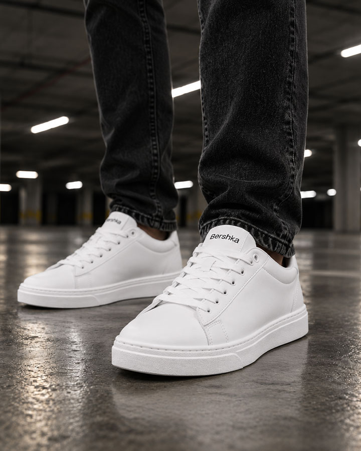کفش مردانه مدل Bershka سفید کد 6609
