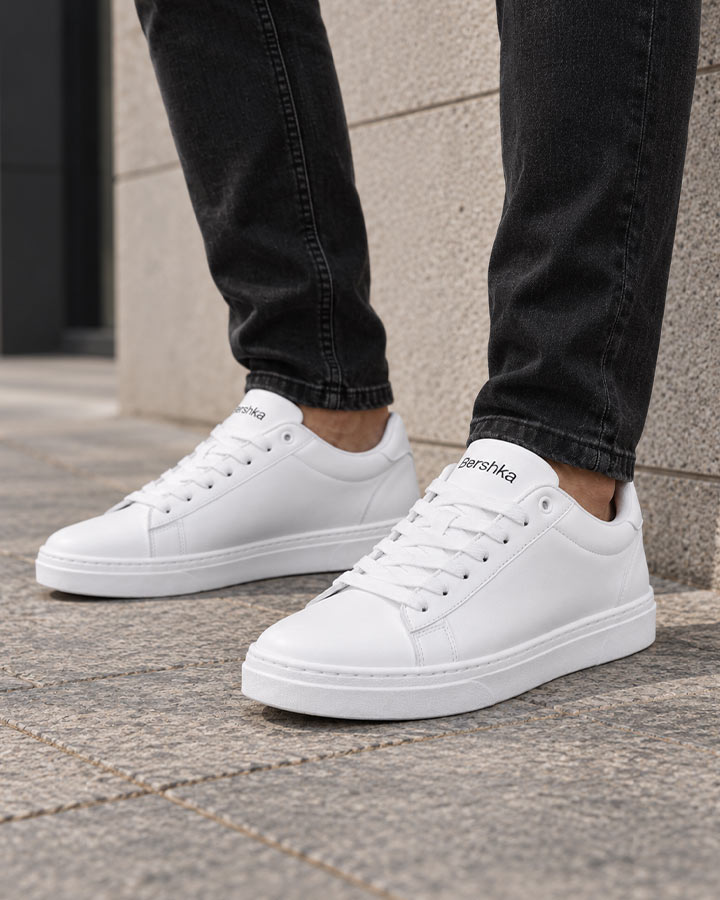 کفش مردانه مدل Bershka سفید کد 6609