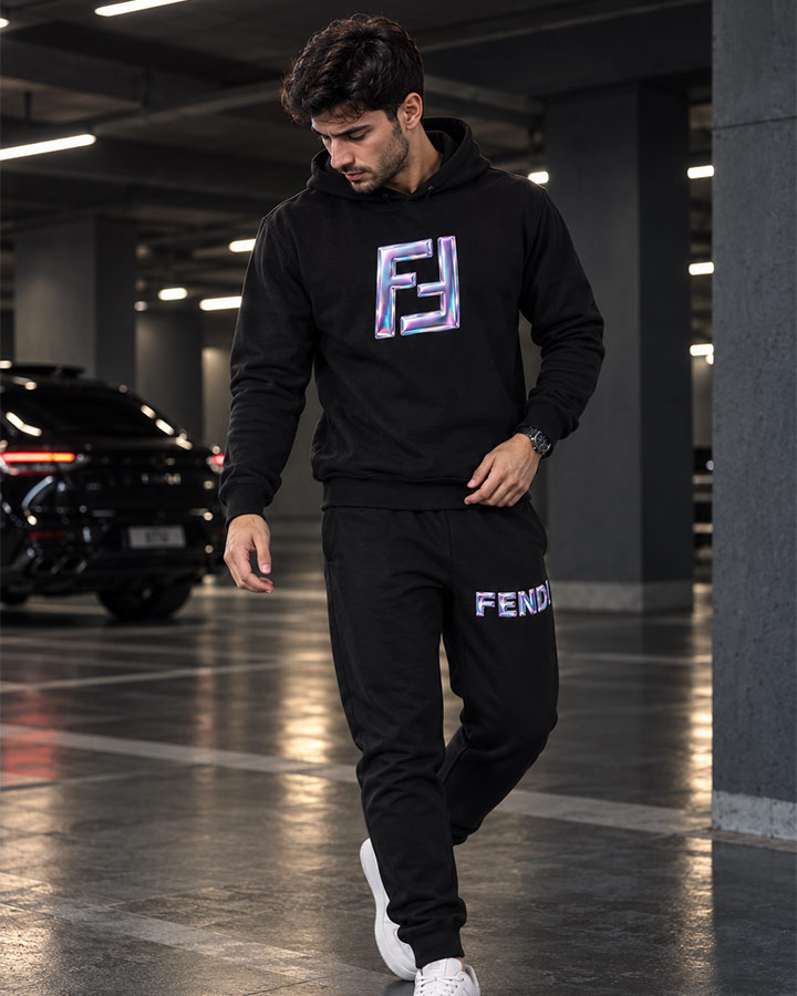 ست سویشرت شلوار مدل FENDI کد 6620