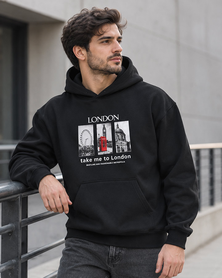 هودی مردانه مدل Londonکد6632